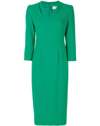 Robe en laine verte Goat