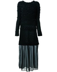 Robe en mohair noire