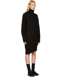 Robe en mohair noire Acne Studios