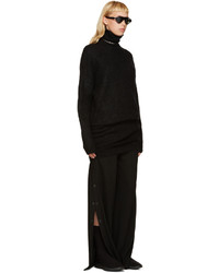 Robe en mohair noire Acne Studios