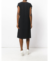 Robe en mohair noire Jil Sander