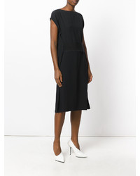 Robe en mohair noire Jil Sander