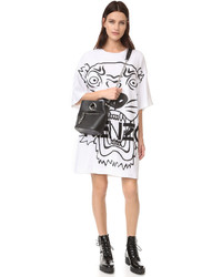 Robe en satin blanche Kenzo