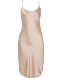 Robe en soie beige Maiyet