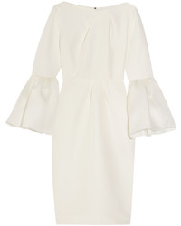 Robe en soie blanche Roksanda