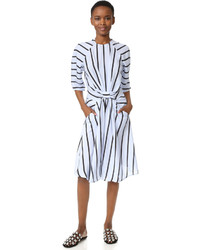 Robe en soie bleu clair Preen by Thornton Bregazzi