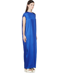 Robe en soie bleue Acne Studios