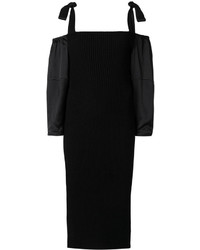 Robe en soie noire Alberta Ferretti