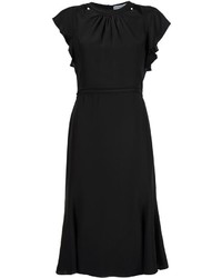 Robe en soie noire Altuzarra