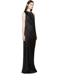 Robe en soie noire Ann Demeulemeester