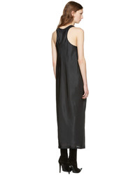 Robe en soie noire Haider Ackermann