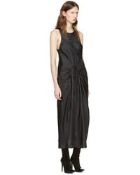 Robe en soie noire Haider Ackermann