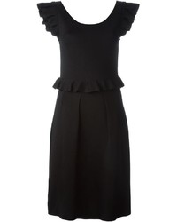Robe en soie noire Christian Dior
