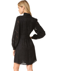 Robe en soie noire Parker