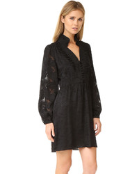 Robe en soie noire Parker