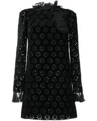 Robe en soie noire Giambattista Valli