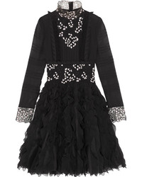 Robe en soie noire Giambattista Valli