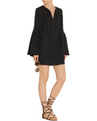 Robe en soie noire Rachel Zoe