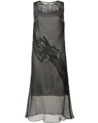 Robe en soie noire Maiyet