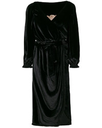 Robe en soie noire Maria Lucia Hohan