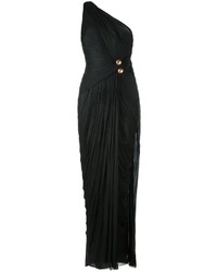 Robe en soie noire Maria Lucia Hohan