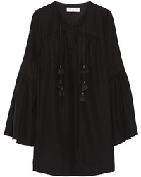 Robe en soie noire Rachel Zoe