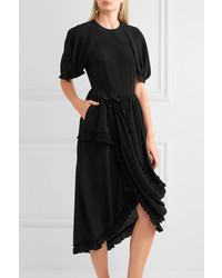 Robe en soie noire Simone Rocha