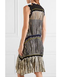 Robe en soie noire Peter Pilotto