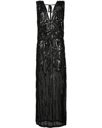 Robe en soie noire Taylor