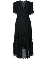 Robe en soie noire Ulla Johnson