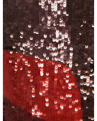 Robe en soie ornée rouge Tom Ford