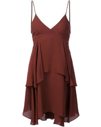 Robe en soie rouge A.L.C.