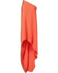 Robe en soie rouge Narciso Rodriguez