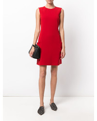 Robe en soie rouge Victoria Beckham