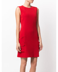 Robe en soie rouge Victoria Beckham