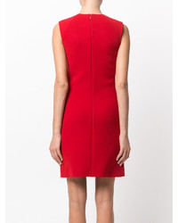 Robe en soie rouge Victoria Beckham