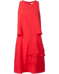 Robe en soie rouge Tibi