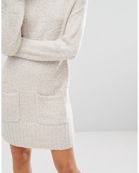 Robe en tricot blanche Fashion Union