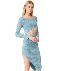 Robe en tricot bleu clair Baja East