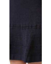 Robe en tricot bleu marine Carven