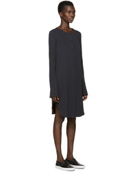 Robe en tricot bleu marine Raquel Allegra