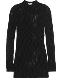Robe en tricot noire Acne Studios