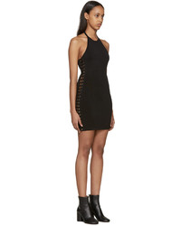 Robe en tricot noire Balmain