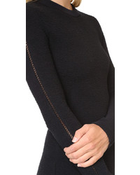 Robe en tricot noire Carven