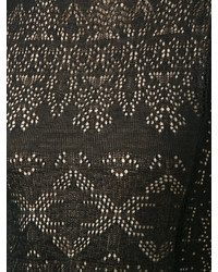 Robe en tricot noire Cecilia Prado