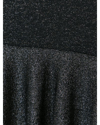 Robe en tricot noire Lanvin