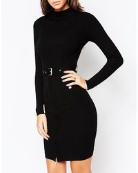 Robe en tricot noire Lipsy