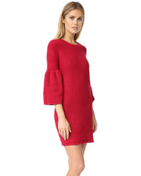 Robe en tricot rouge MinkPink