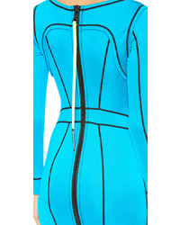 Robe en tricot turquoise Dsquared2