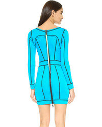 Robe en tricot turquoise Dsquared2